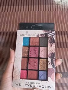 Hilaryrhoda 12 Color Wet Eyeshadow