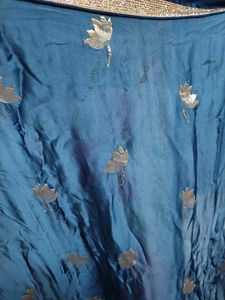 Heavy Saree Georgette And Satin