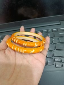 Wooden Bangles Pair