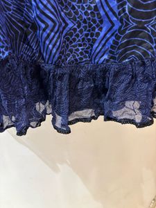 Blue Halter Mini Dress