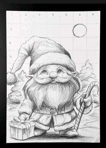 Santa Claus Outline Drawing