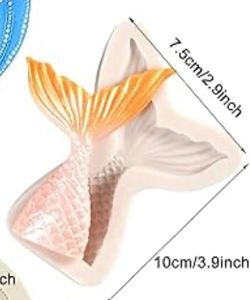 Mermaid tail silicone mould