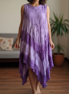 Purple Tie-Dye Dress