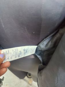 Auth Georgio Armani SILVER down-like poofy jacket