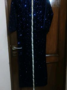 Stunning Navy Blue Embellished Dress