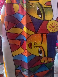 ❤️‍🔥HANDPRINTED COTTON SAREE❤️‍🔥