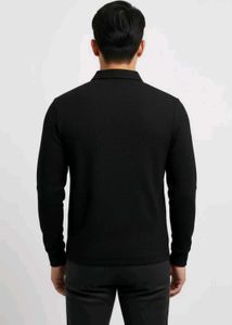 Stylish Chevron Colorblock Knit Polo