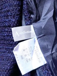 Navy Blue tweed coat