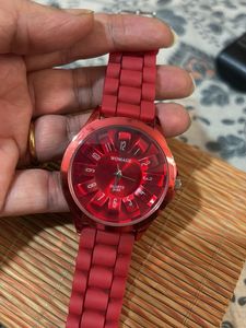Red WOMAGE Watch