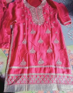Heavy Back Nd Front Embroidery Stylish Suit