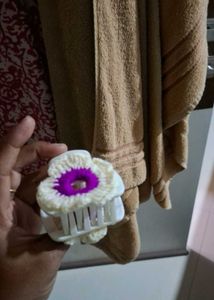 Daisy Crochet Keychain