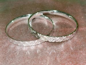 92.5 Sliver Bangles With Hallmark