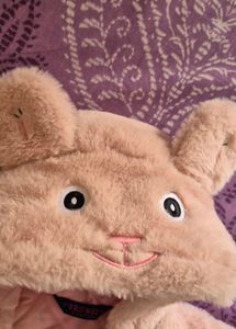Cute Pink Bear Ear Baby Coat
