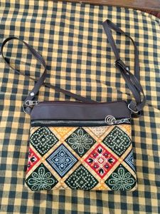 Bandhani Print Sling Bag