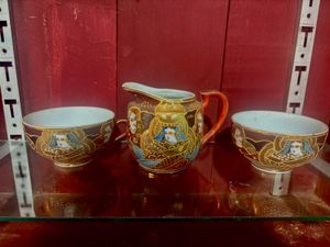 Vintage Japanese Porcelain Ceramic Antique Set