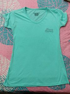 Teal V-Neck T-Shirt (Fits size M/L)