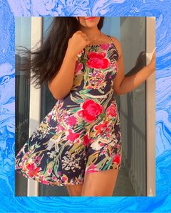 Flared Mini Dress💙
