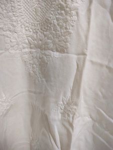 White Chikankari Short Kurti✨🤍