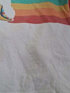 Red and White Tshirt With Pyjama