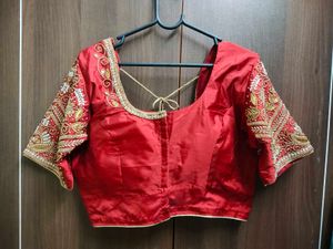 price Drop ❤️Red Bridal Maggam Blouse