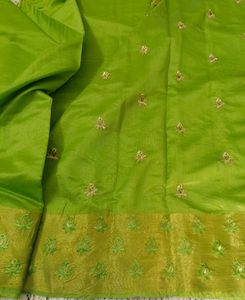 New Cotton Embroidery Saree(Unused)Price Down⤵️