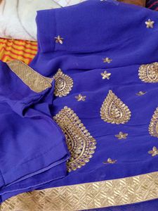 Like New Saree With Blouse