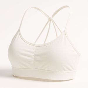 White Sports Bra
