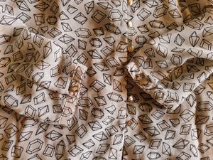 Mandarin Collar Long Sleeves Shirt Style Top