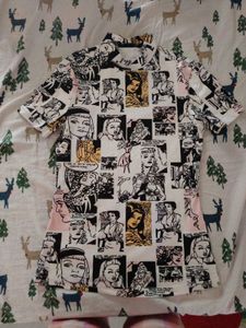 Comic Print Top