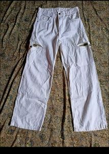 White Cutout Jeans