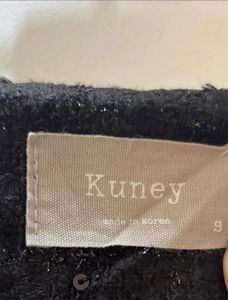 Elegant Black Tweed Jacket