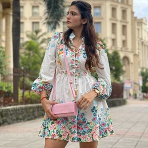 Floral Print Fit &amp; Flare Dress