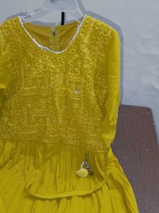 Yellow Embroidered Kurta Set
