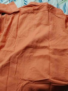 Mens Orange Shirt
