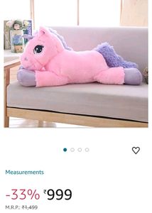 Unicorn Soft Toy Very Good Small Child
