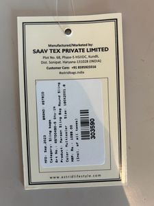 Astrid round Geometric print sling bag for women