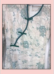 Elegant Lace Qipao Dress