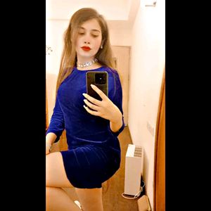 Blue Dress (Velvet)