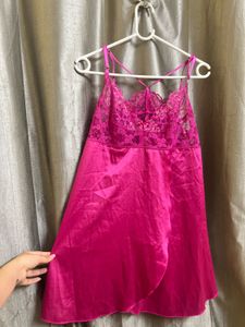 Pink Bow Night Suit