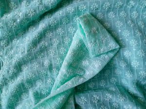 Light Green Embroidered Kurti