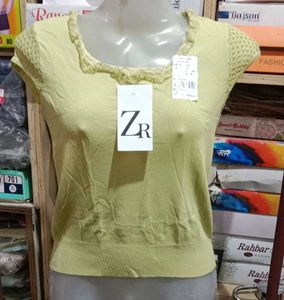Fancy Knitted Top For Girls