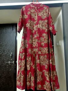 FASHOR Women&#39;s Floral Cotton A-line Midi Dress 👗