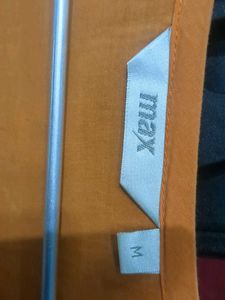 Embroidered Orange Kurta