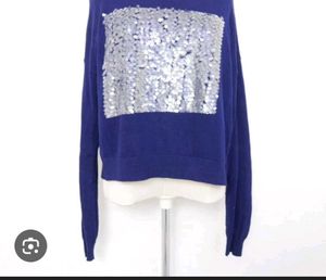 Zara  sequin Sweatshirt