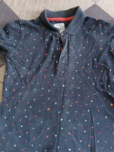 Boy's Printed Polo T-shirt