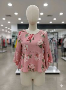 Floral Peplum Top
