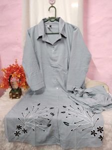 Embroidered cord set