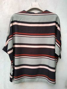New With Tag Cute Korean Baggy Stripped Pullover