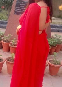 Red Saree
