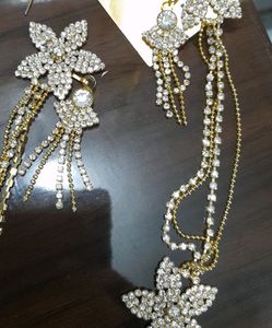 Earings With Hair Pin